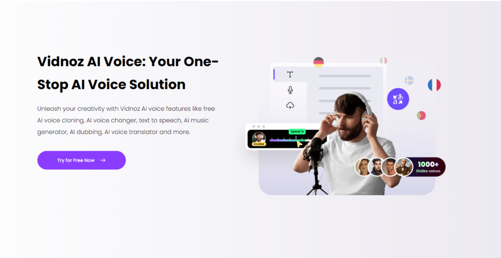 Vidnoz Ai Voice